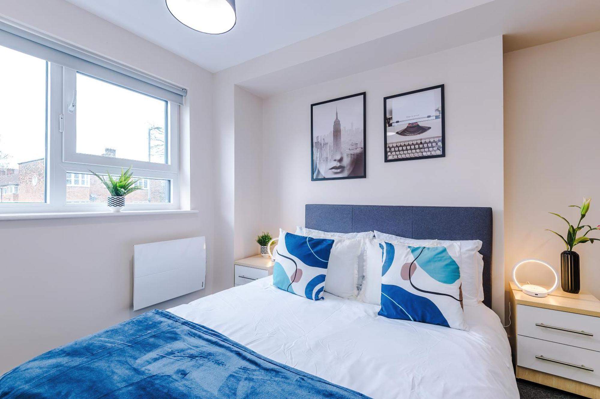 Deluxe New Build 2 Bedroom 2 Bathroom Apartment - Free Secure Parking Manchester Kültér fotó