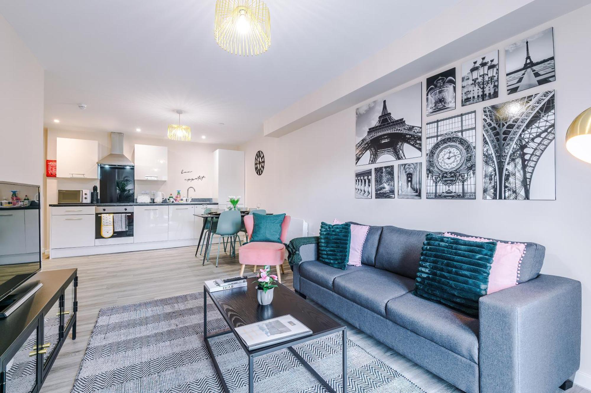 Deluxe New Build 2 Bedroom 2 Bathroom Apartment - Free Secure Parking Manchester Kültér fotó
