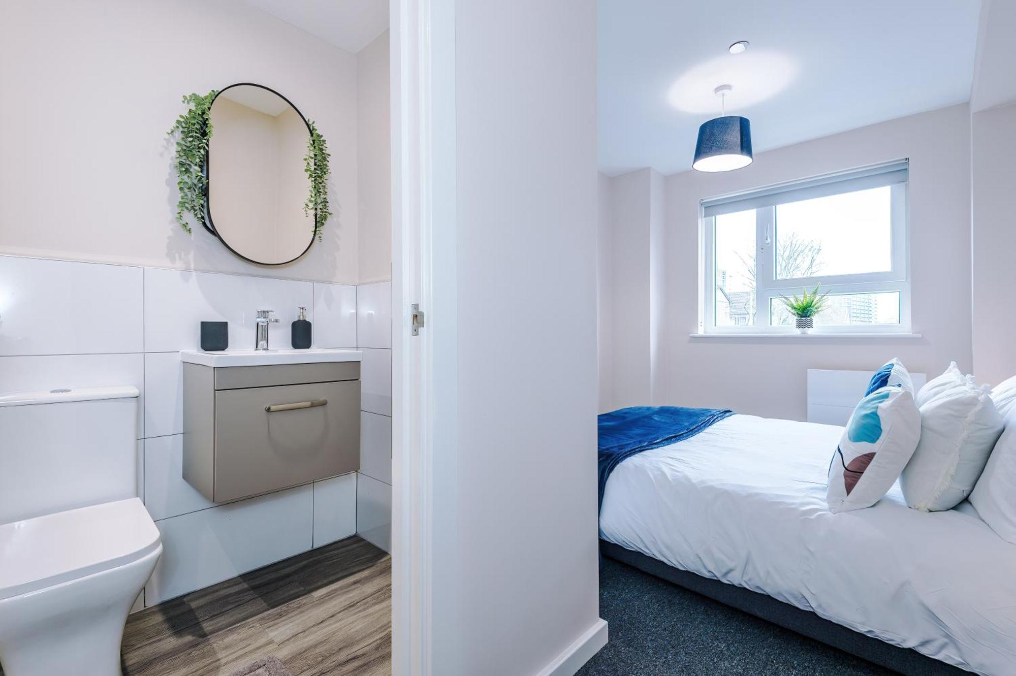 Deluxe New Build 2 Bedroom 2 Bathroom Apartment - Free Secure Parking Manchester Kültér fotó